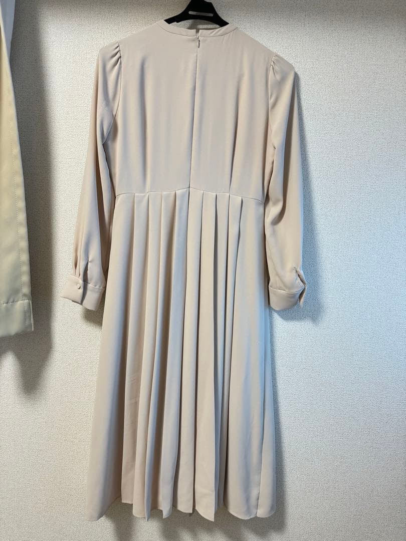 値下げ！CELFORD リボンタイ付きプリーツワンピース　顔合わせ　結婚式