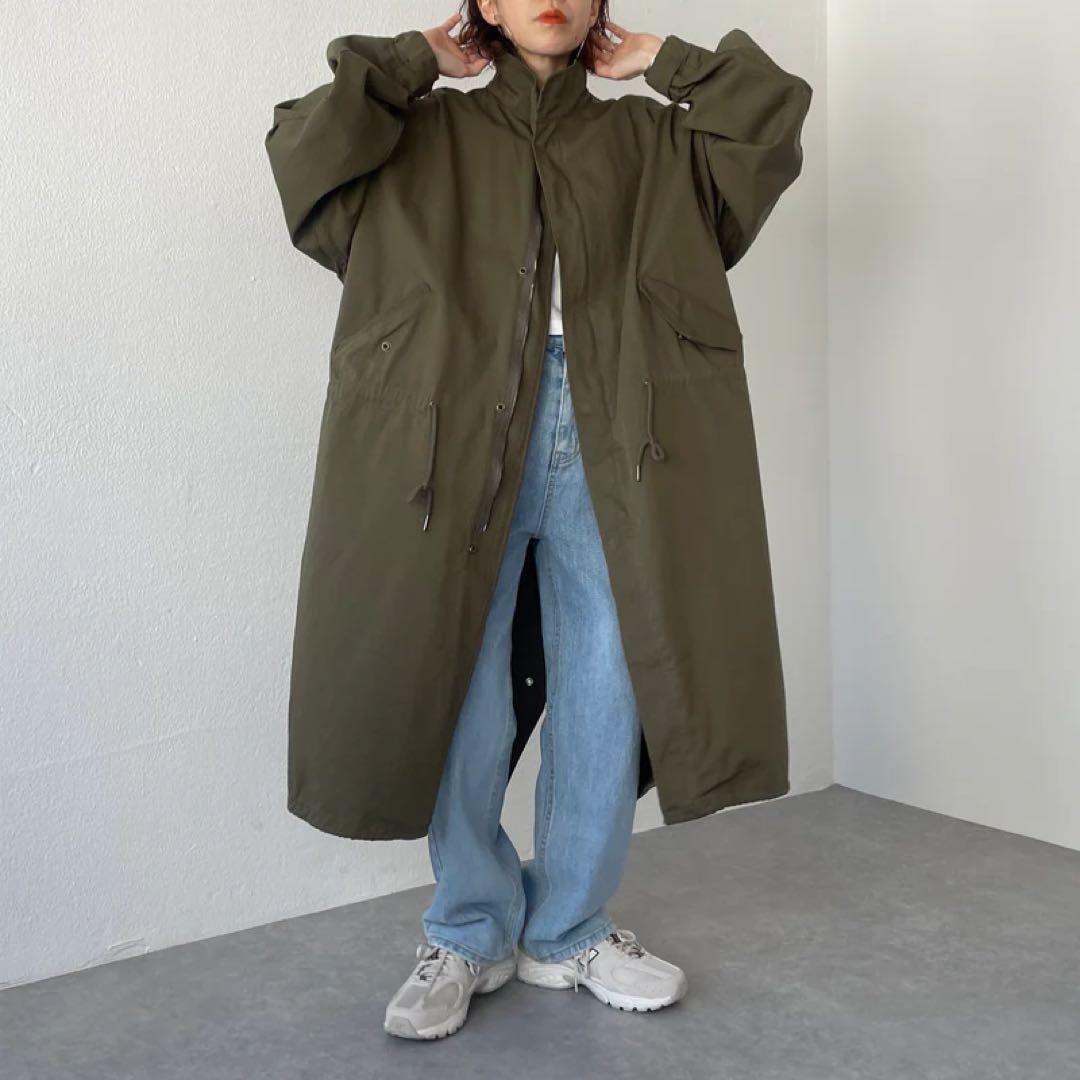 natto ビンテージライクミリタリーモッズコート / オリーブ 新品 男女兼用