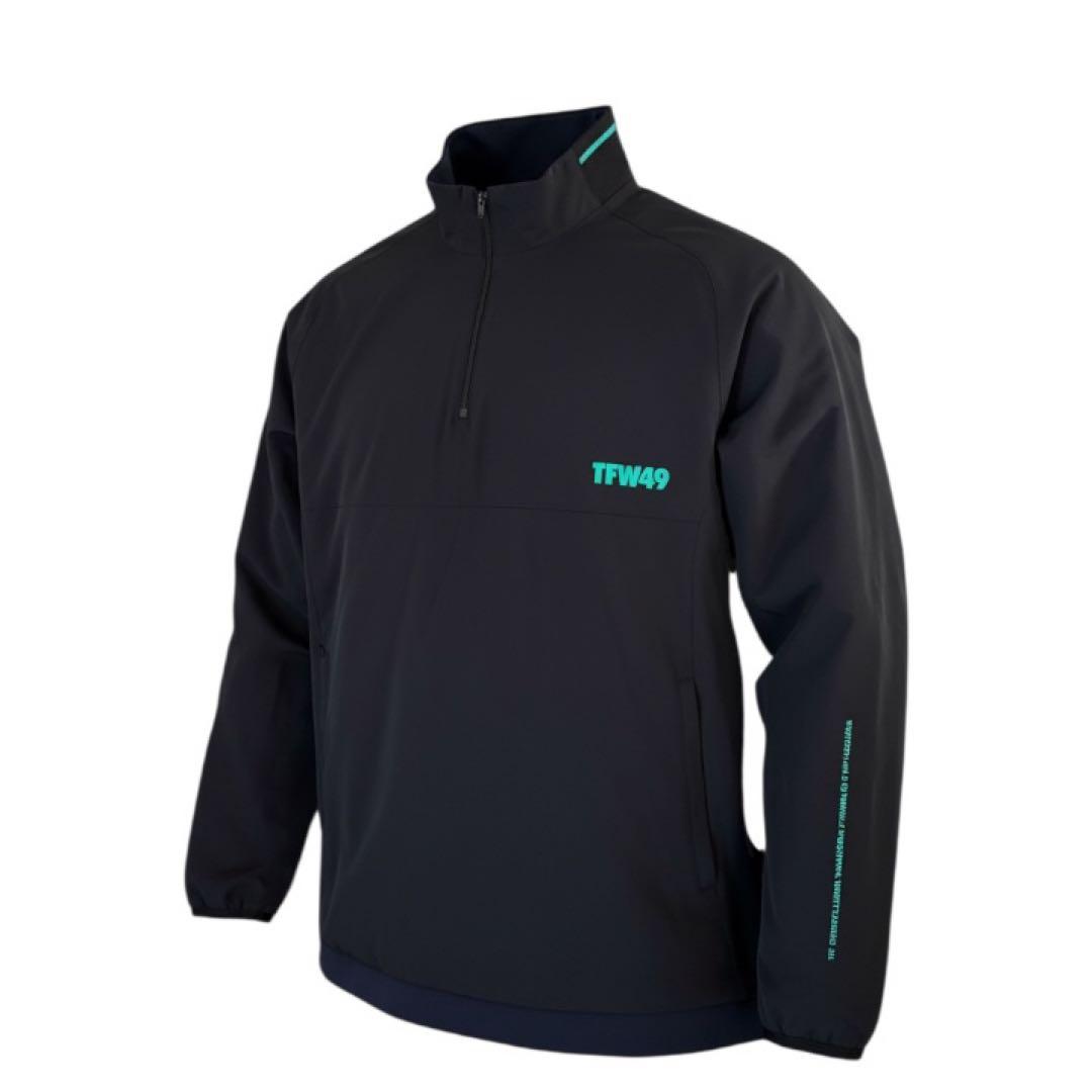 TFW49 リバーシブルハーフジップ　ストレッチ　ジャケット　サイズL