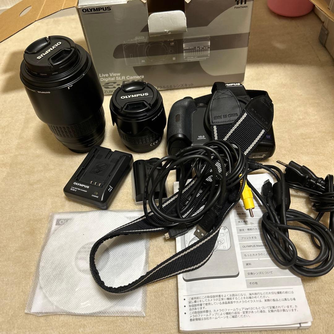 OLYMPUS E-510 デジタル一眼レフカメラレンズキット望遠70-300付