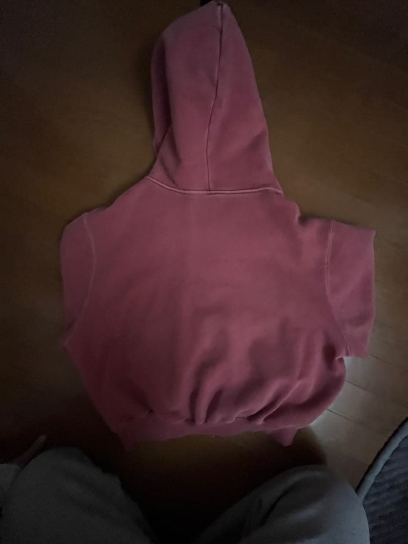 BLESSÜ ピンク ジップアップパーカー