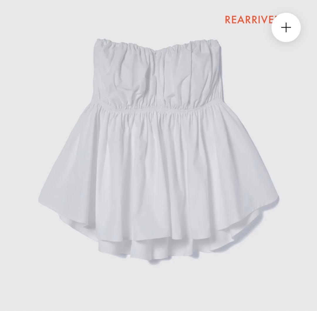 シールームリン フリル ベアトップ ウエストパッド