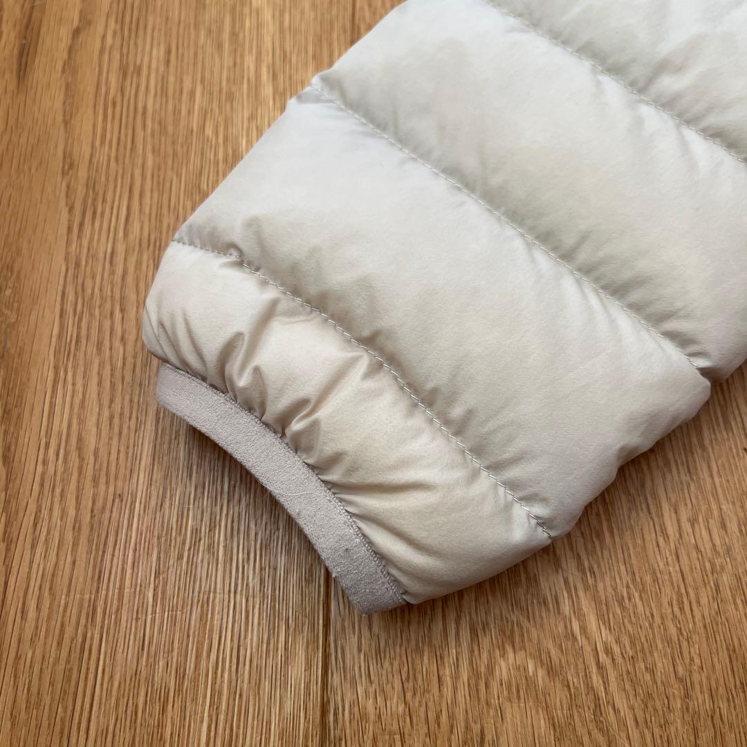 DANTON ダントン インナーダウン クルーネック オイスターホワイト 34