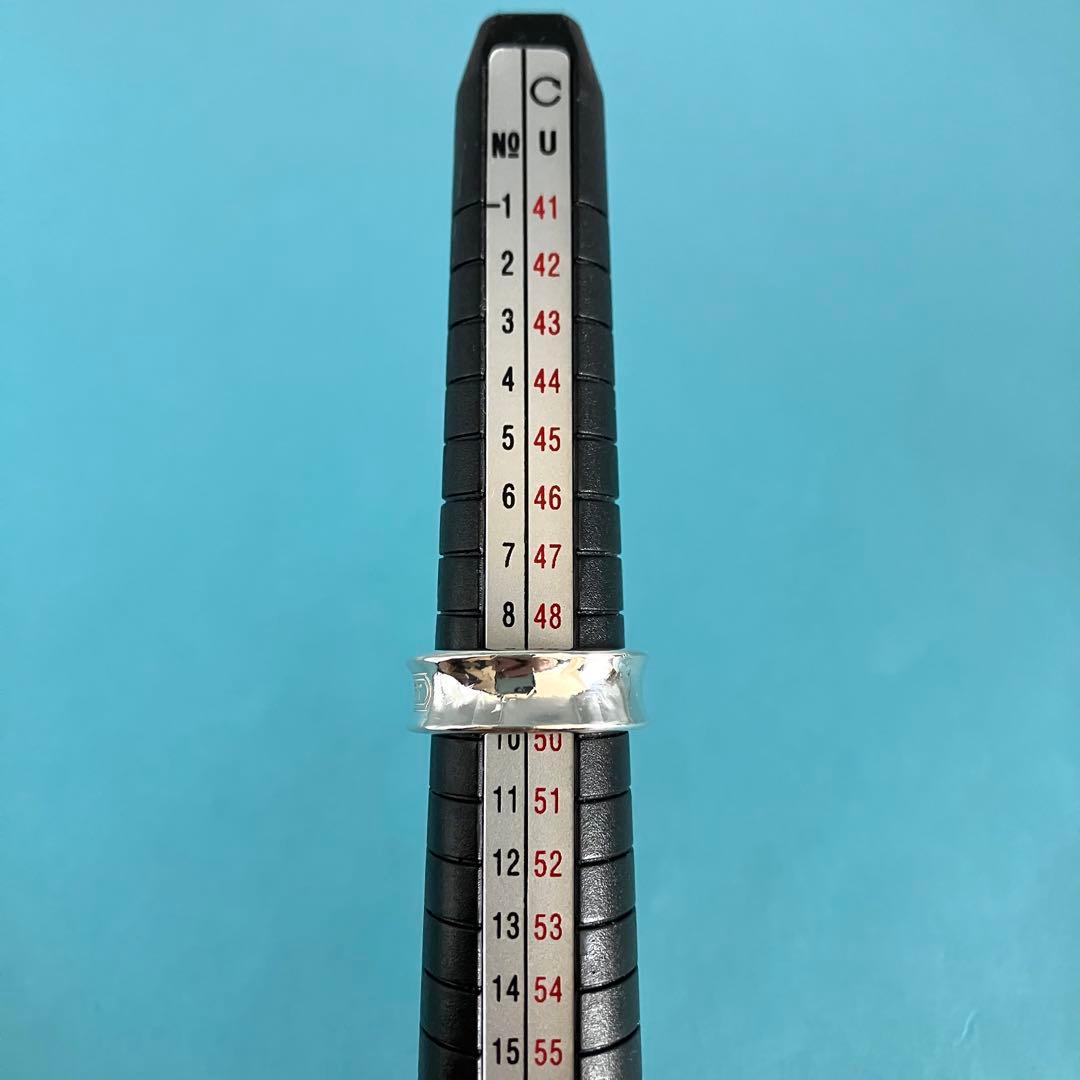 美品 TIFFANY＆Co ティファニー ナローリング 1837 約9号 925