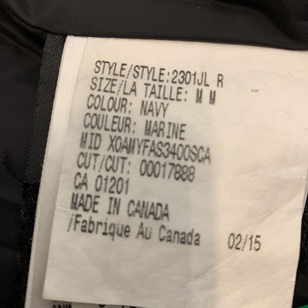 カナダグース　ダウンコート　M ダークネイビー