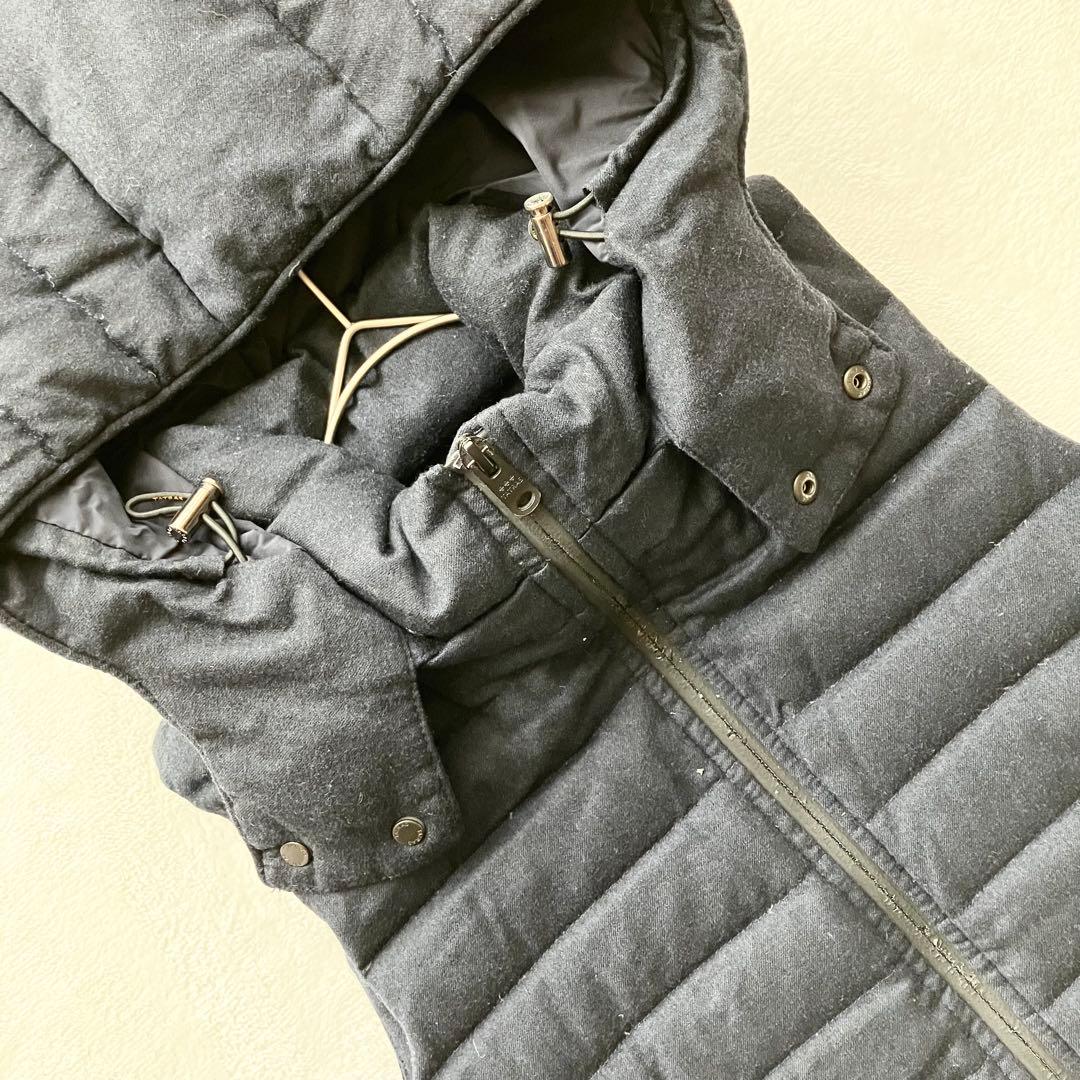 TATRAS タトラス 2way ダウンベスト ダブルジップ ロゴワッペン