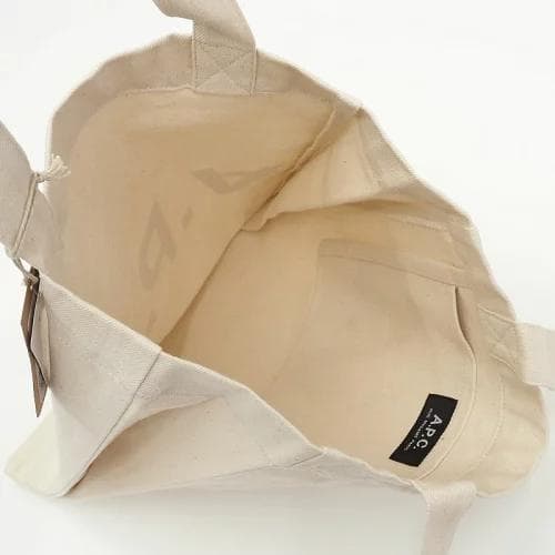 B06826T 新品 A.P.C. TOTE LAURE BLACK LOGO