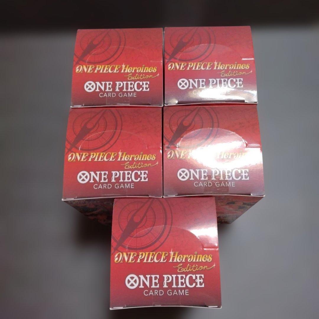 ワンピース　ヒロインズエディション　テープ付き　新品未開封　５BOX