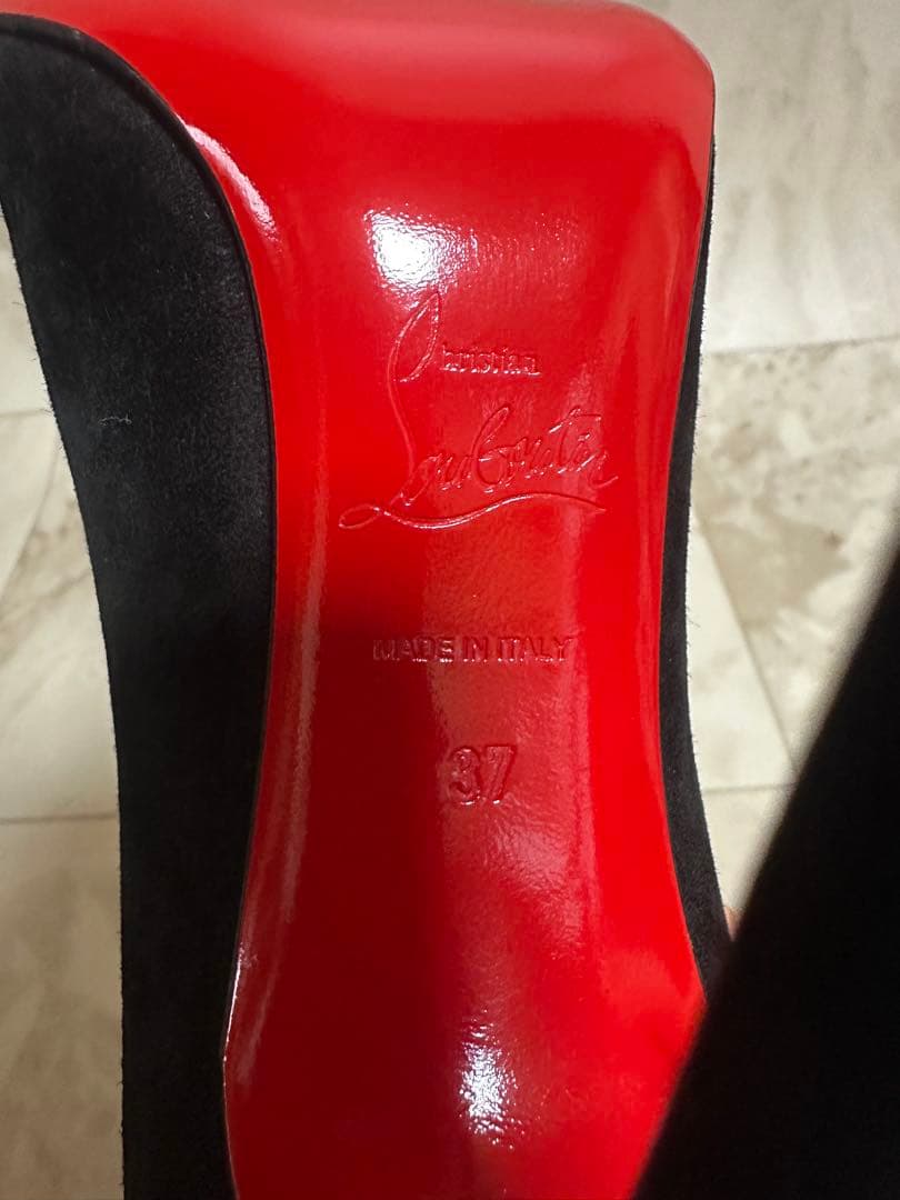 Christian Louboutin ルブタン　ヒール　ブラック　サイズ37