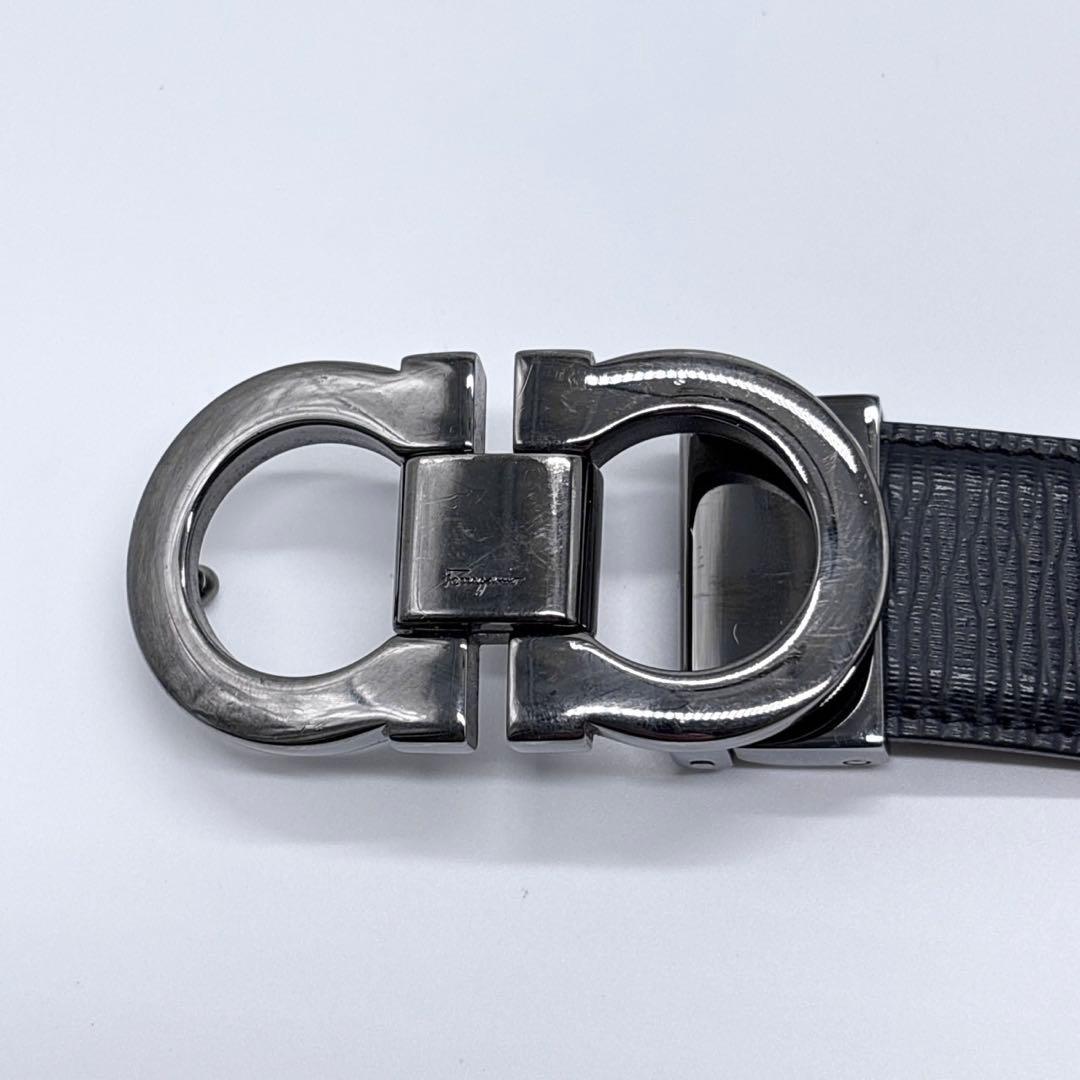 サルヴァトーレフェラガモ　ベルト ダブルガンチーニ　ブラック 黒