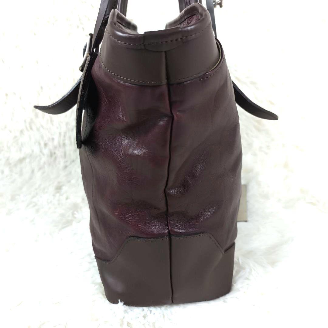 ✨美品✨ レクサスコレクション トートバッグ レザー 肩掛け B4可 赤茶
