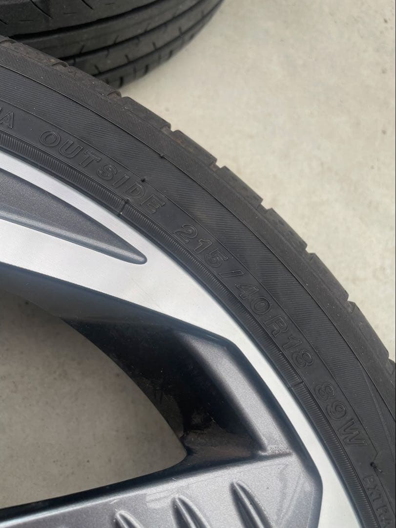 50プリウス モデリスタ 18インチ ホイールセット タイヤ付き