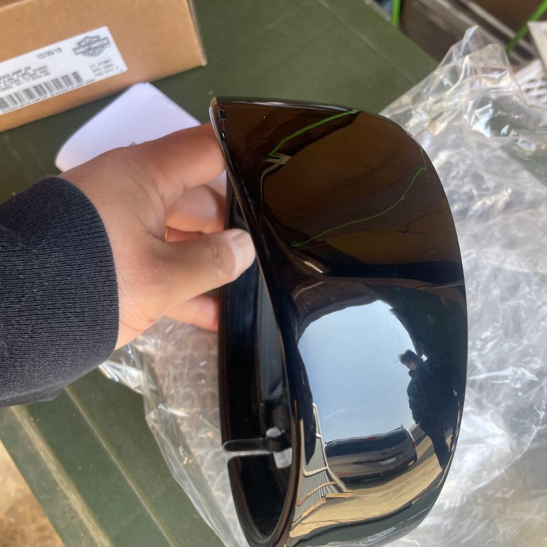 純正】 【黒塗装】バイザースタイル・5.75インチヘッドライト・トリムリング