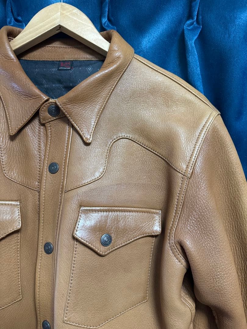 フラットヘッド FSD-32 ディアスキンシャツ THE FLAT HEAD