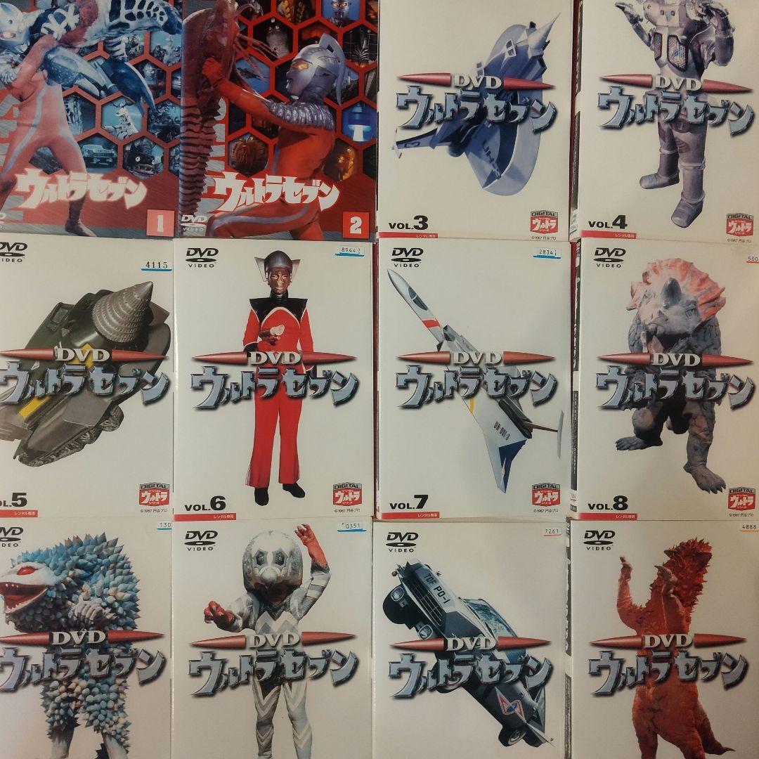 ウルトラセブン レンタル落ちdvd 【 全12巻セット売り 】