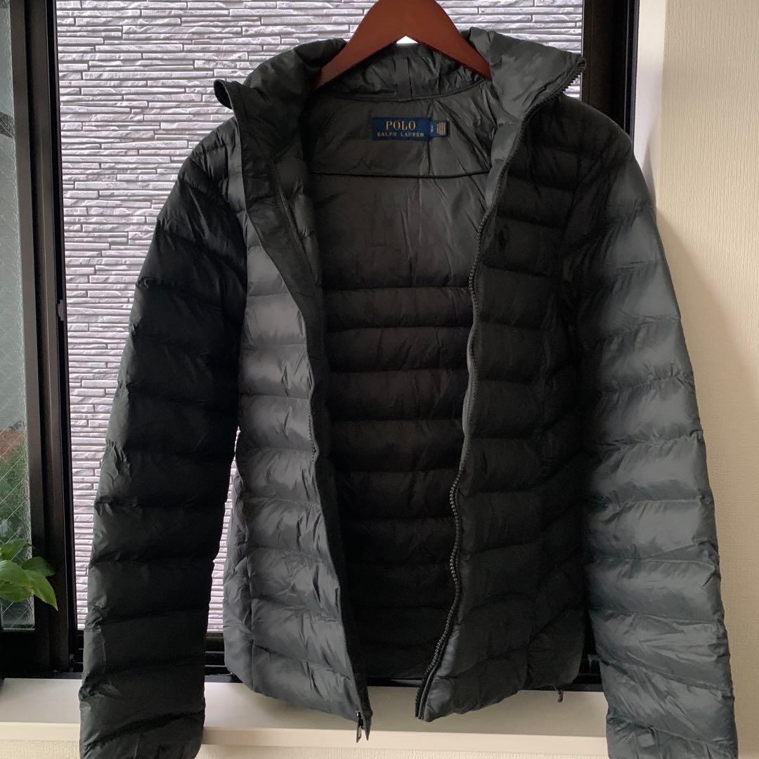 POLO RALPH LAURENダークグレー 中綿ジャンパー美品Sサイズ