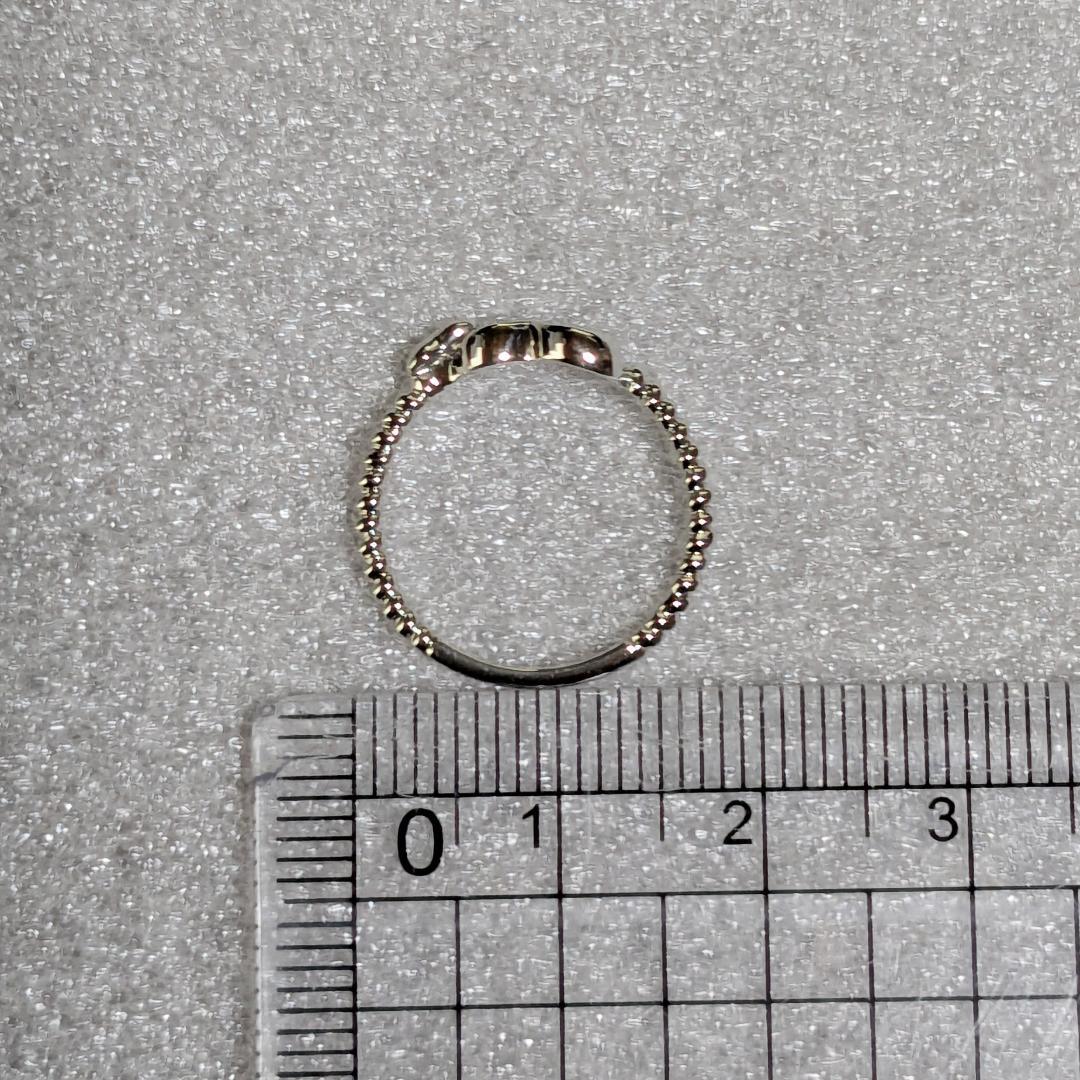 PT950 ハート型ダイヤモンドリング 7号