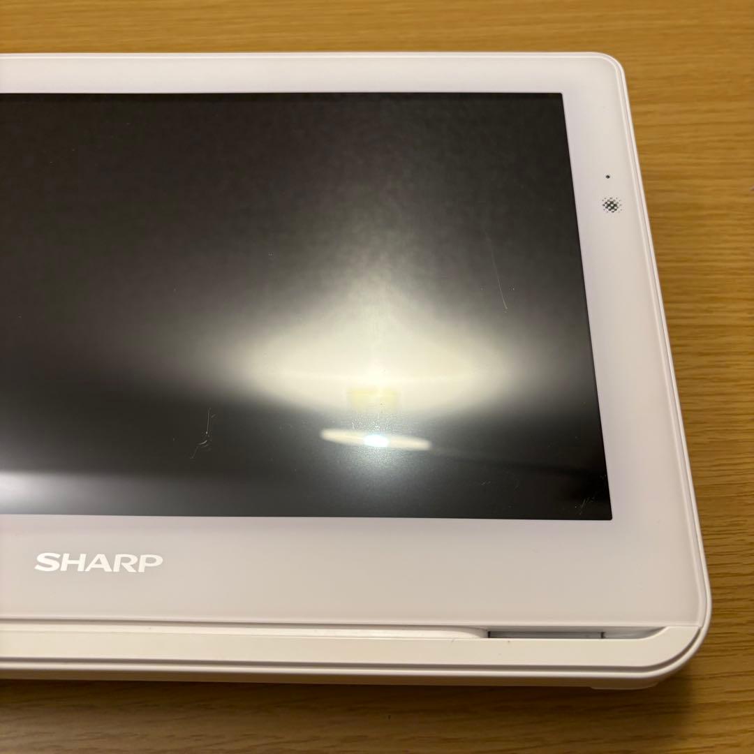 【良品】シャープ ポータブル液晶テレビ AQUOS ホワイト 2T-C12AF