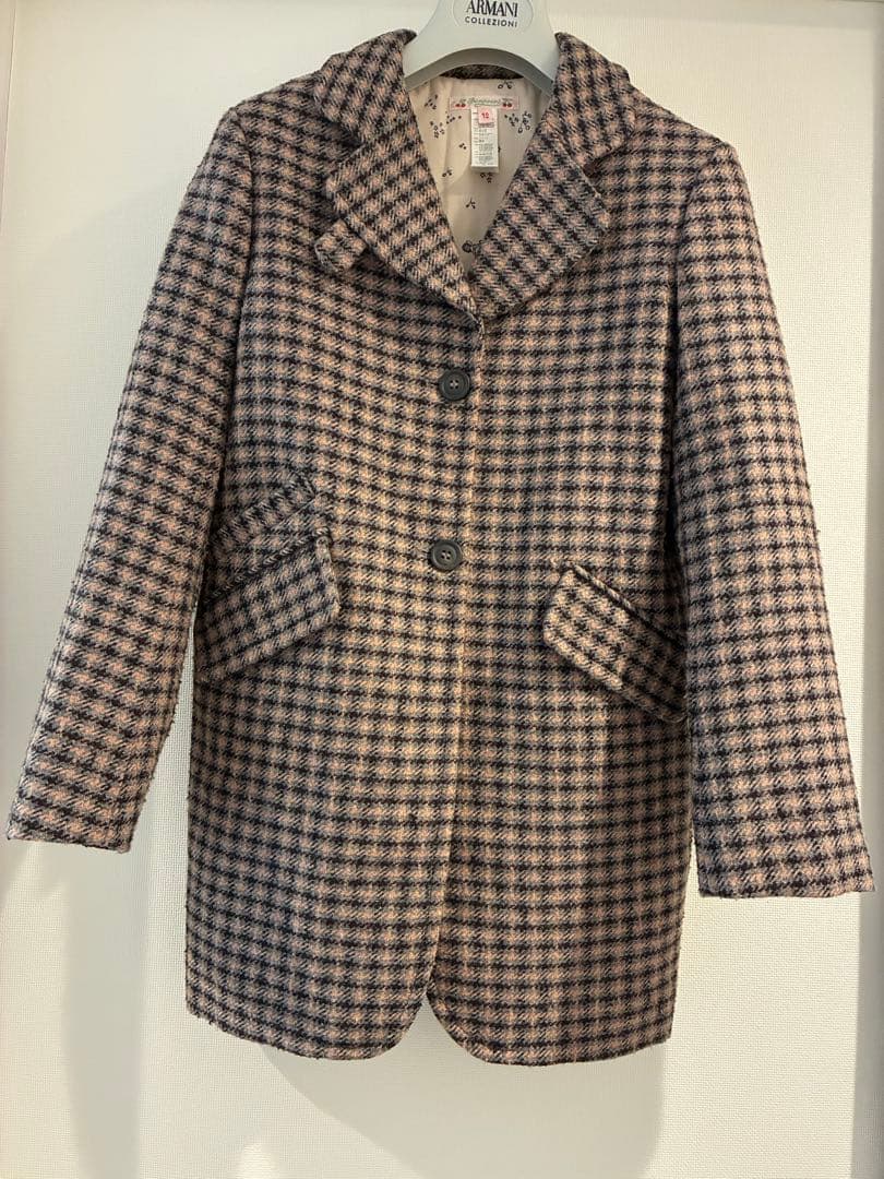 ボンポワン　女の子用コート　サイズ12