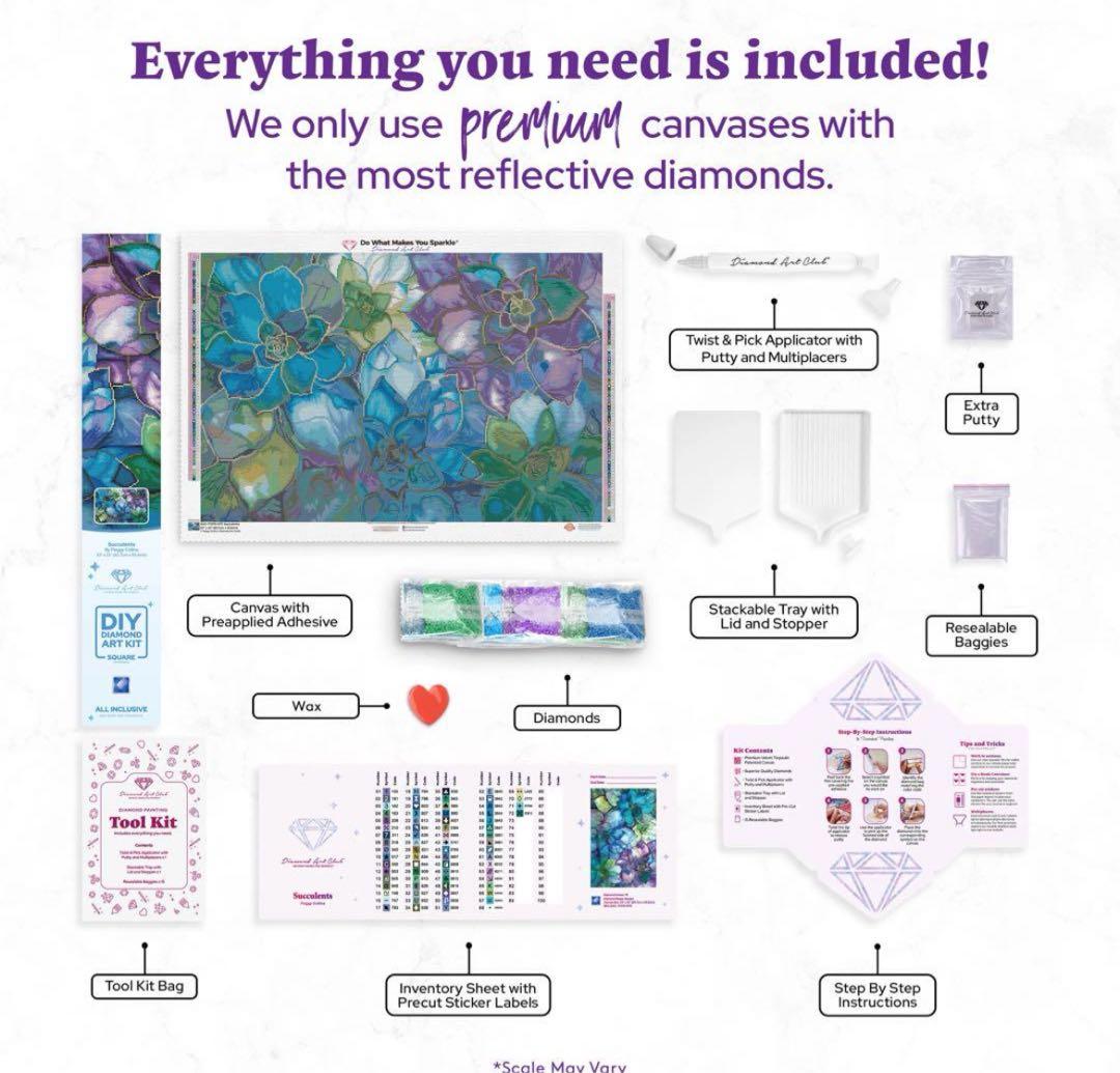 ダイヤモンドアートクラブ【多肉植物】