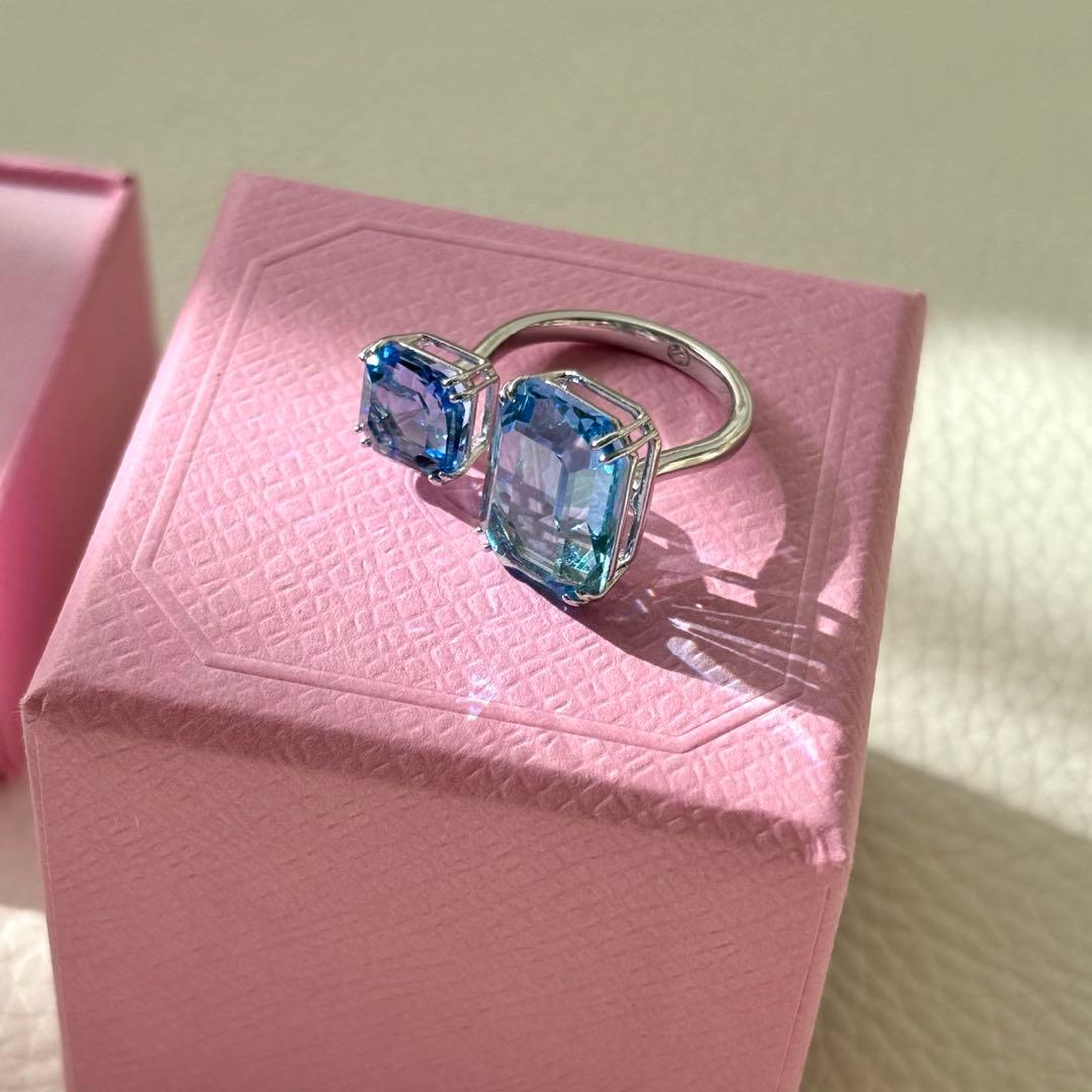 【新品・未使用】Swarovski Millenia オクタゴンカット リング