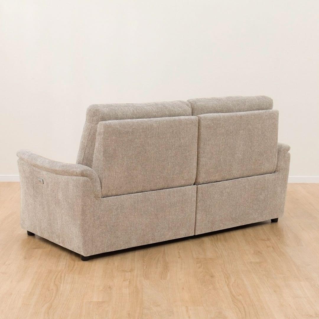 ニトリ　電動布張りリクライニングソファ(KK6133) 3人掛け　ベージュ