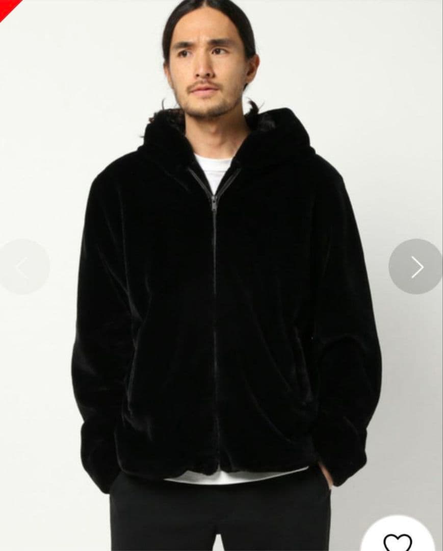 ★★ヒステリックグラマー×野口強★ファーフーデッドジャケット★hysブルゾン