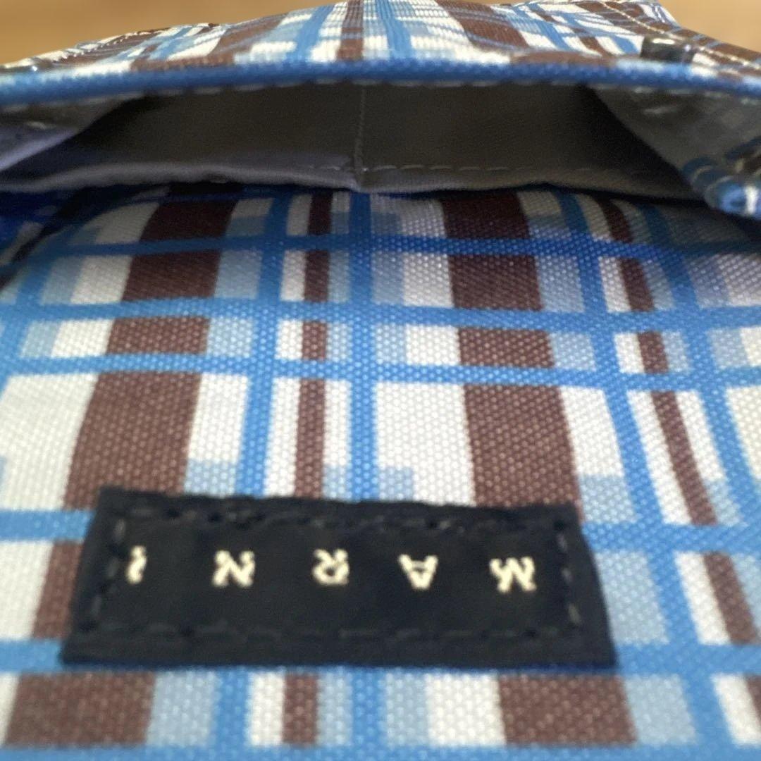 新品限定コラボ！マルニ×ポーターチェック柄財布/MARNI別注POTER