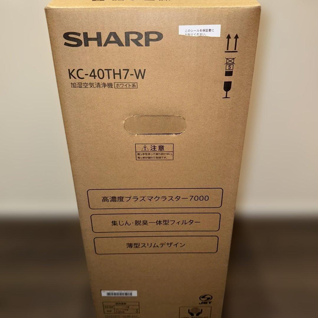 【SHARP】加湿空気清浄機 KC-40TH7-W ①