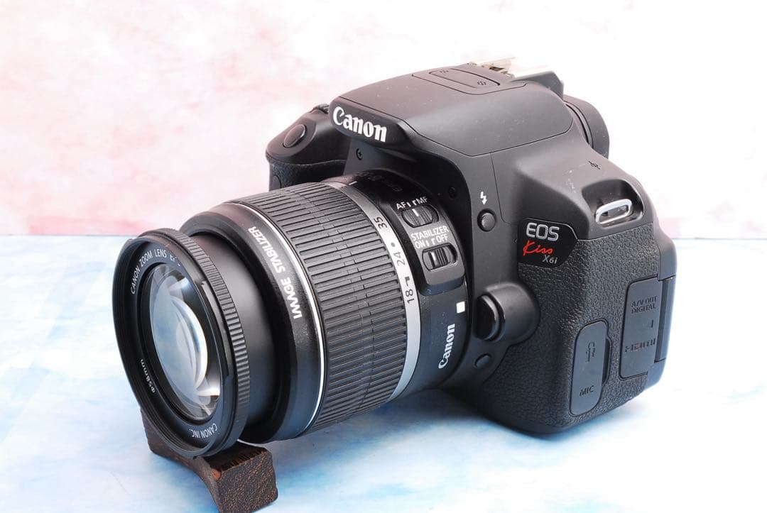 Canon Kiss X6i☆手ぶれ補正レンズ☆一眼レフカメラ☆入門機に最適