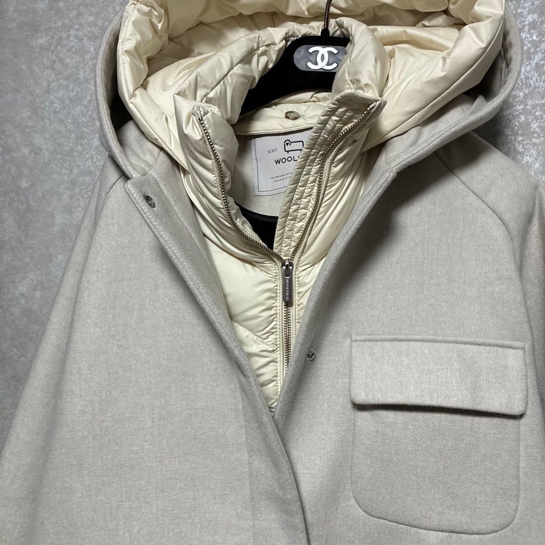 【極美品】 IENA WOOLRICH ウールリッチ2in1ダウン フードコート