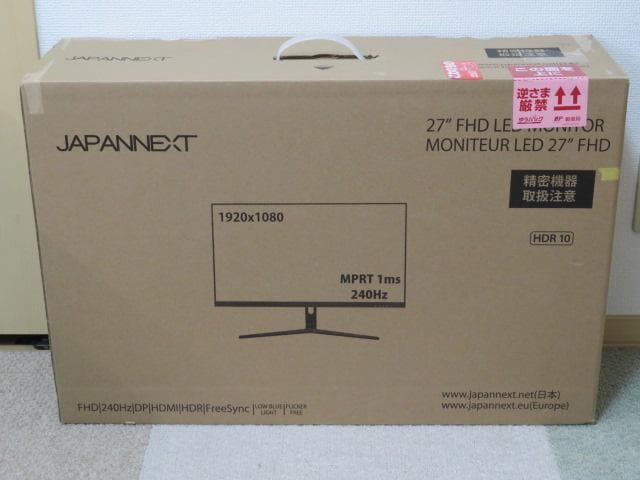 JAPANNEXT 27インチ ゲーミングモニター JN-I27FR240-N