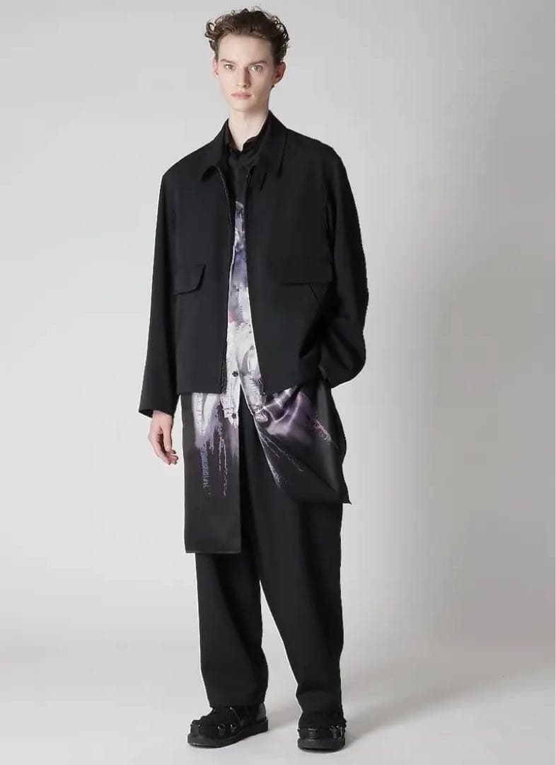 【タグ付き】24AW Yohji Yamamoto ウールギャバ ブルゾン