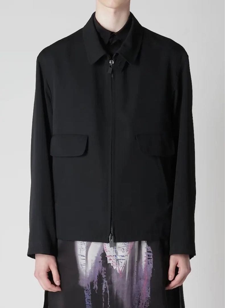 【タグ付き】24AW Yohji Yamamoto ウールギャバ ブルゾン