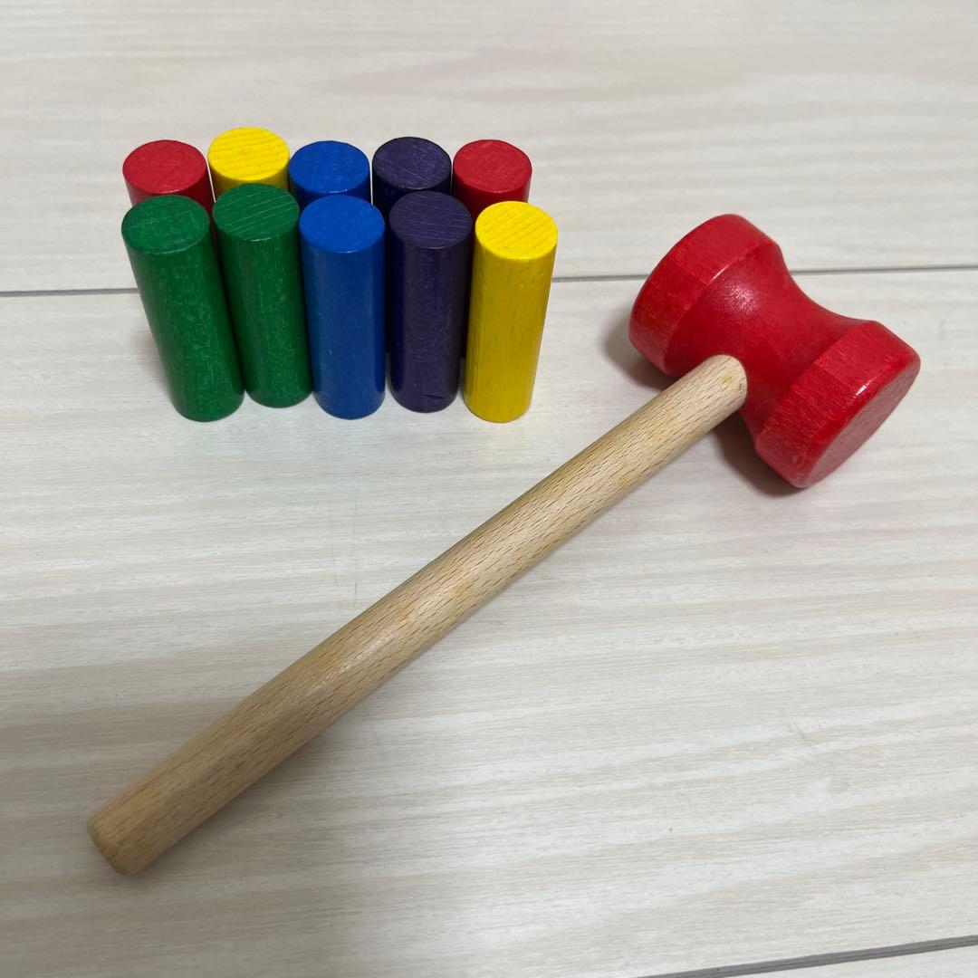 NIC社　大工さん　ニック社　モンテッソーリ　ペグ全てあり