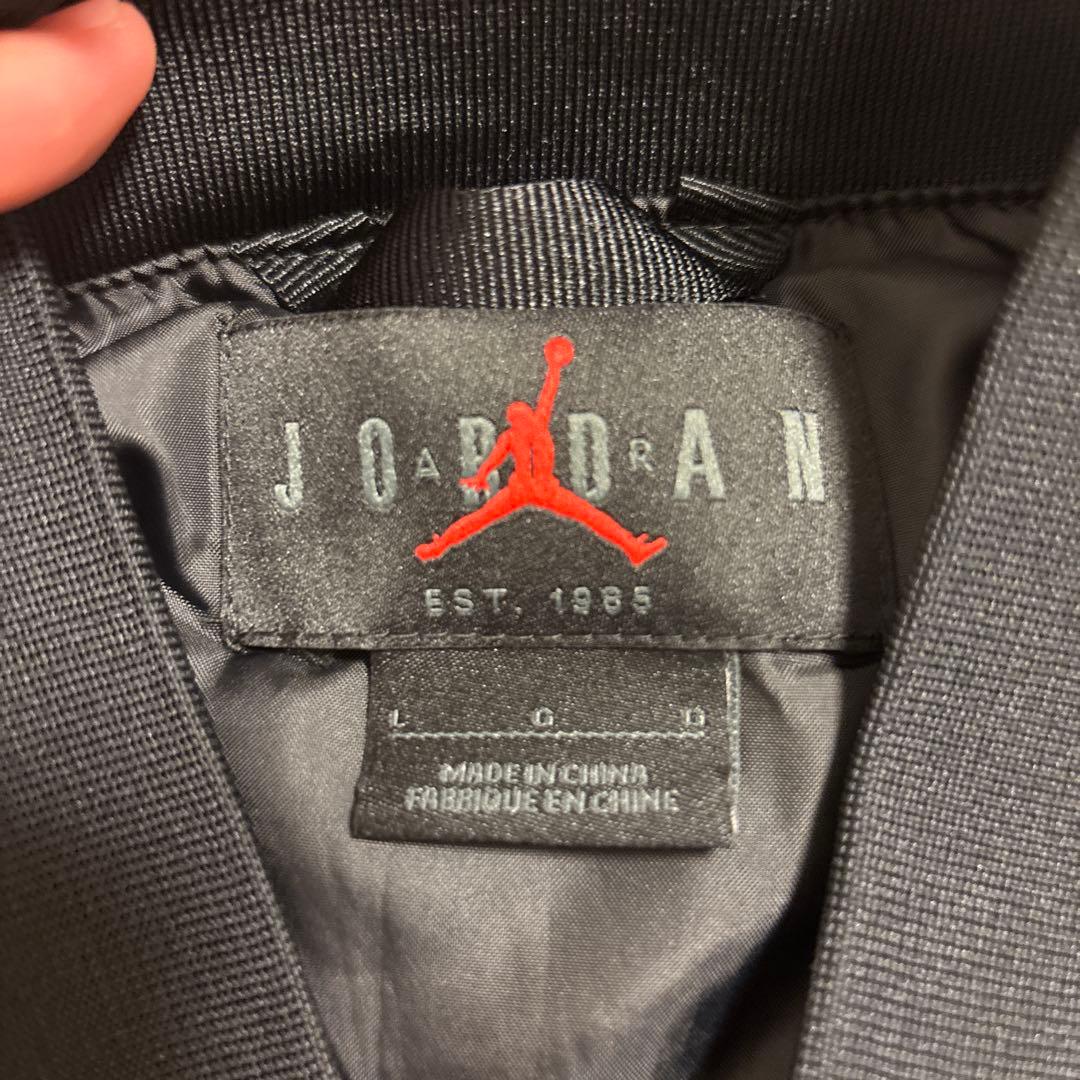 Jordan ブラック ボンバージャケット L