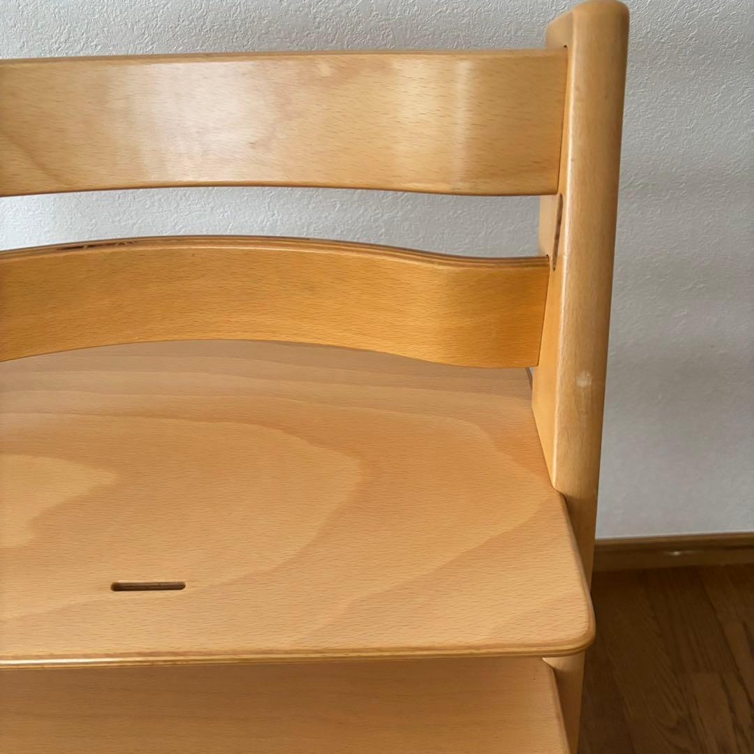 ストッケ　トリップ トラップ　ベビーチェア+ベビーセット　ナチュラル　S/N3③