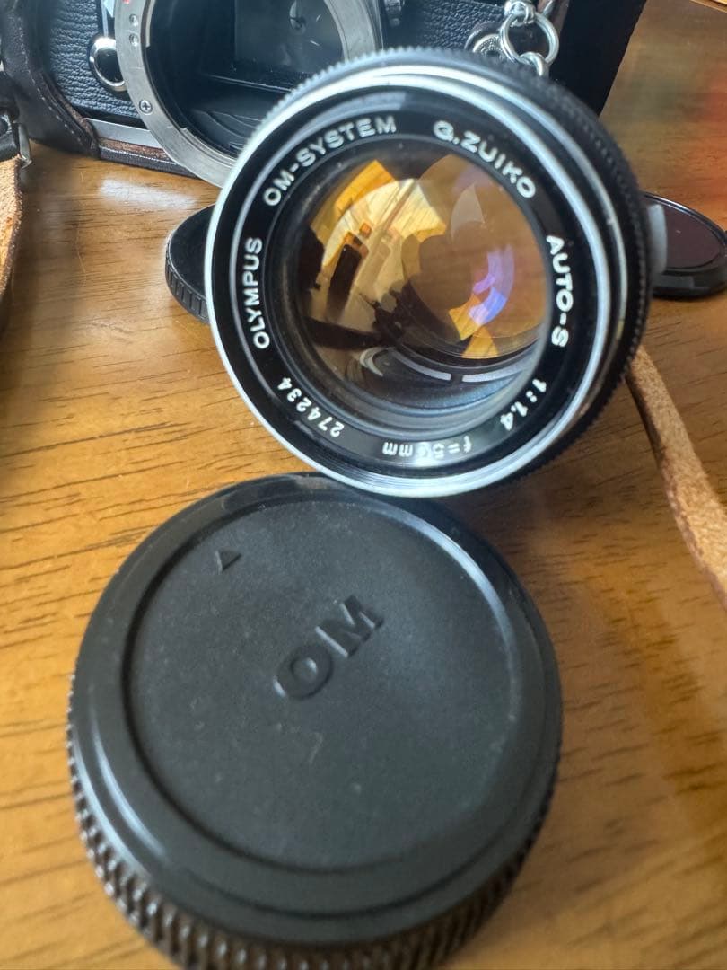 オリンパス　OM-1フィルムカメラとOlympusレンズセット