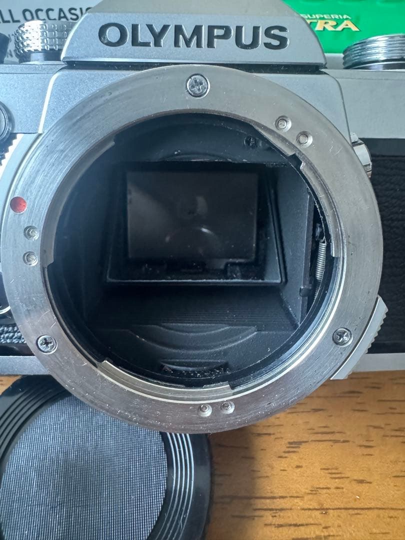 オリンパス　OM-1フィルムカメラとOlympusレンズセット