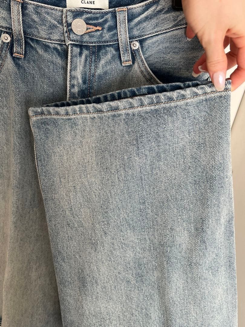 2025クラネCLANE SLASHCUTDENIMPANTS 1