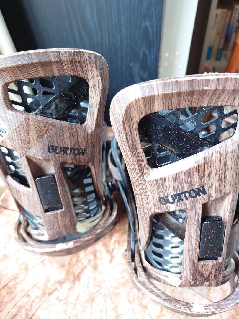 Burton Genesis スノーボードビンディング 2016年製 ウッド調