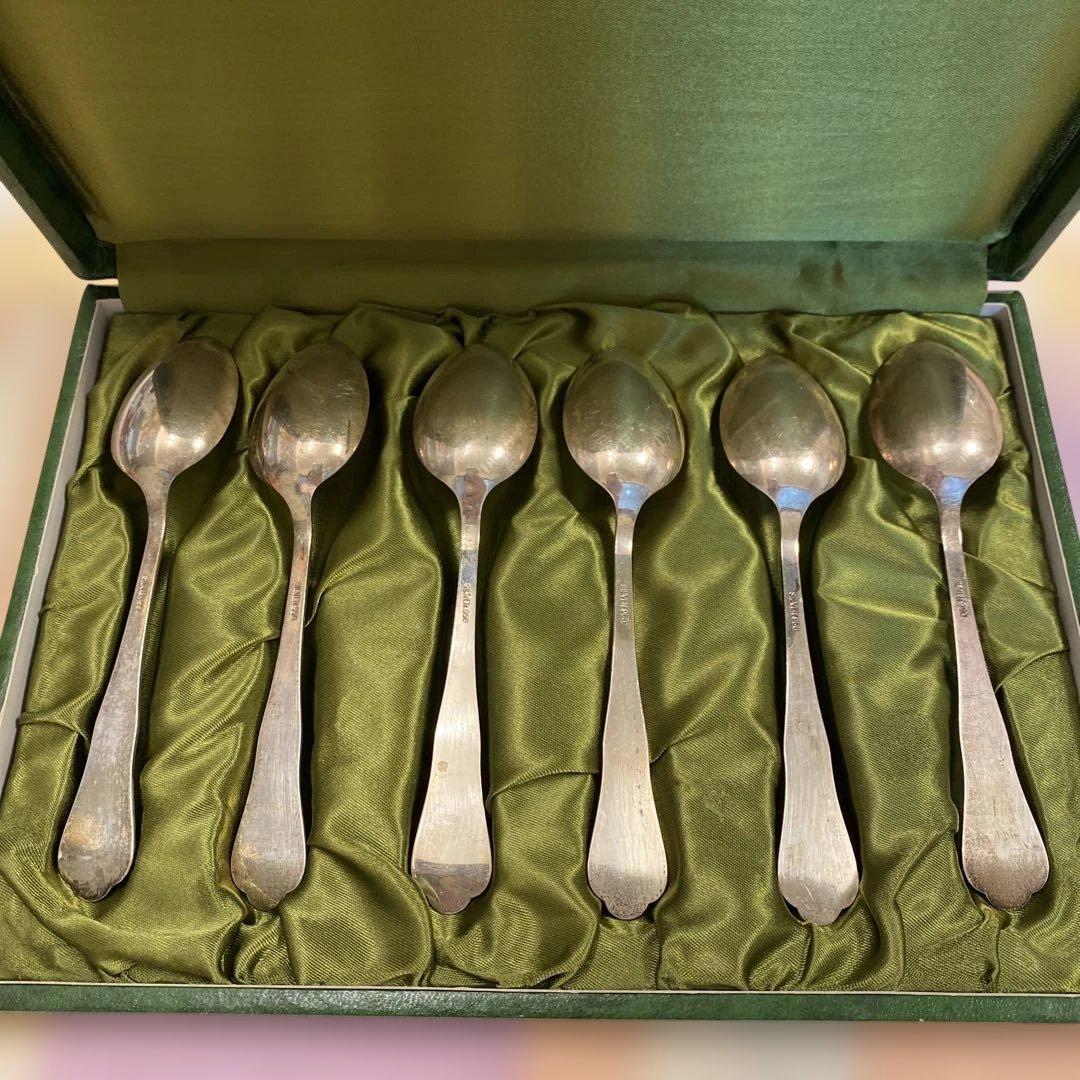 SILVER950　刻印　スプーン　6点セット　総重量約93.5g　銀食器