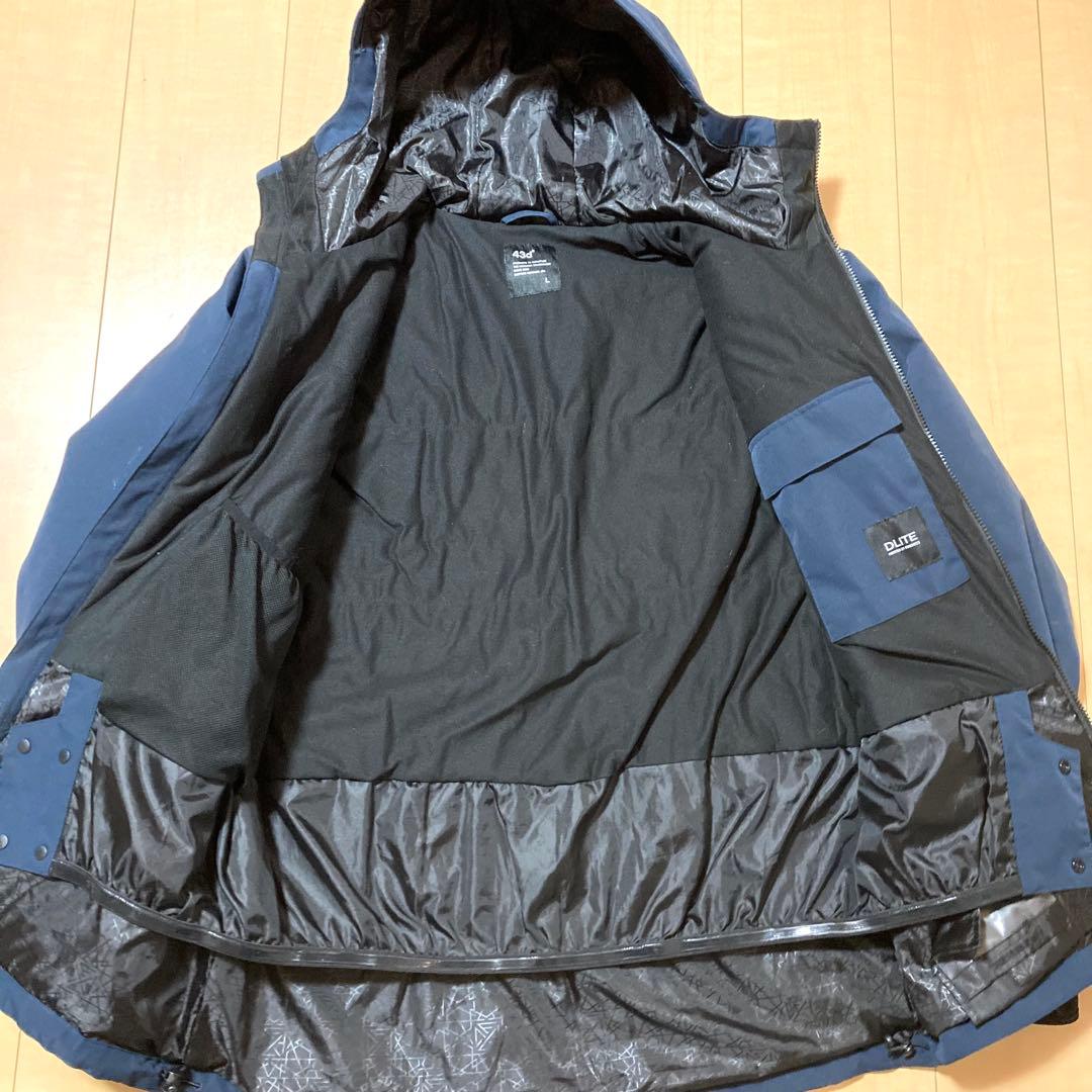 43DEGREES DLITE スノボウェア Lサイズ セットアップ ネイビー