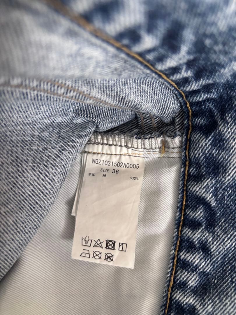ウィムガゼット　ポケットデニム　36