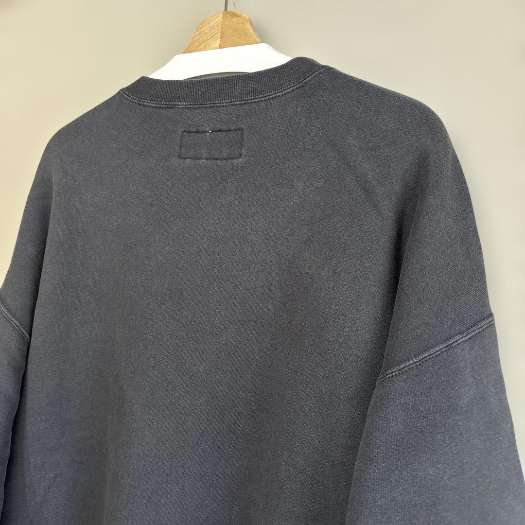 ラッセル 黒 スウェットXXL 90s USA ハイコットン ヴィンテージ