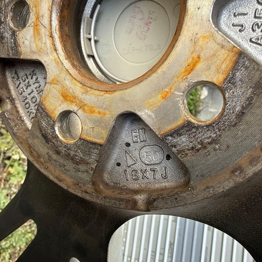 18インチ プリウス30 モデリスタ　ホイールセット