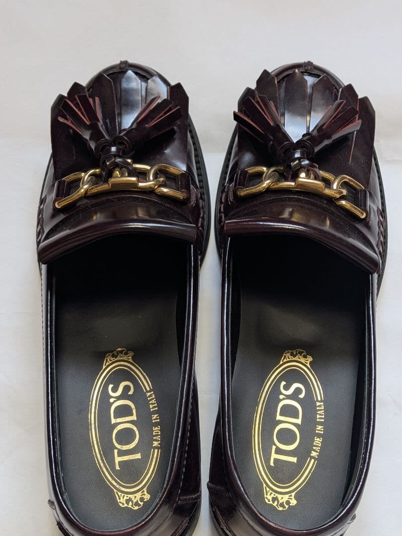 TOD’S タッセル付きローファー 23.5cm