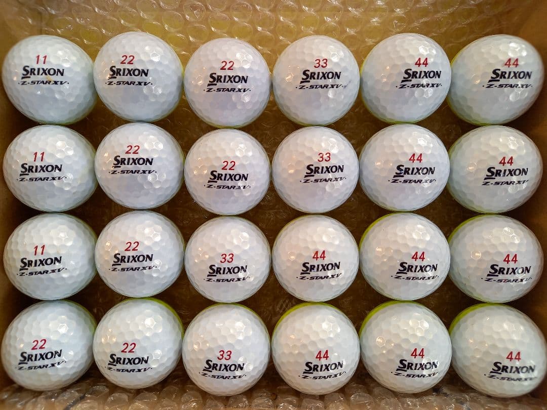 美品スリクソンZ-STAR XV DIVIDE　ロストボール24球