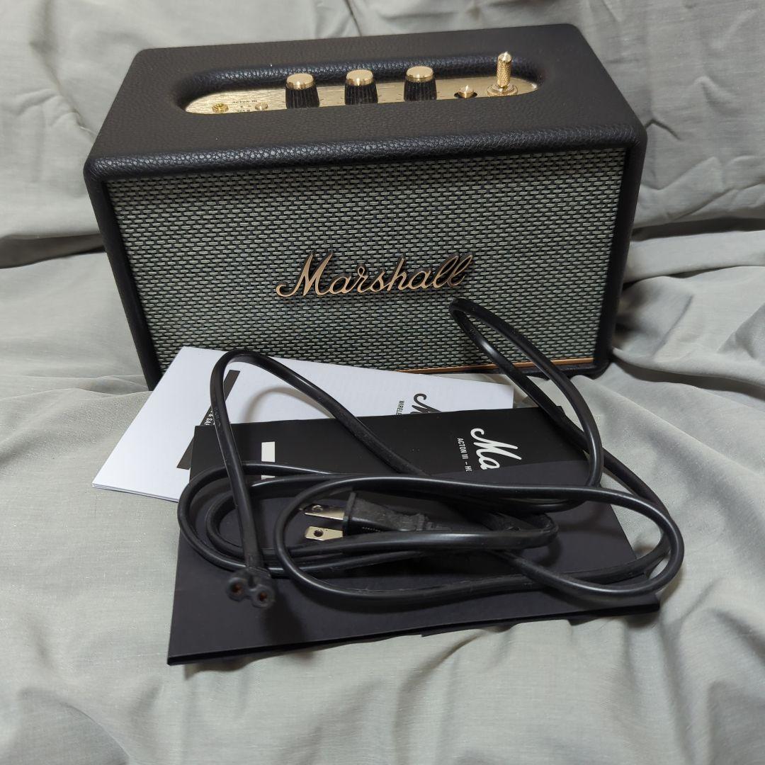 Marshall ワイヤレススピーカー Acton III ブラック