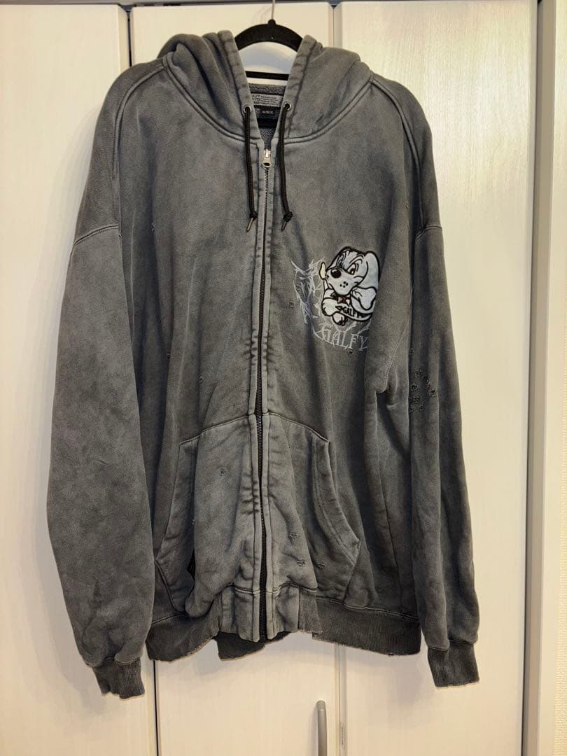 ガルフィー 染め染め わんちゃん ボロボロパーカー 中型犬